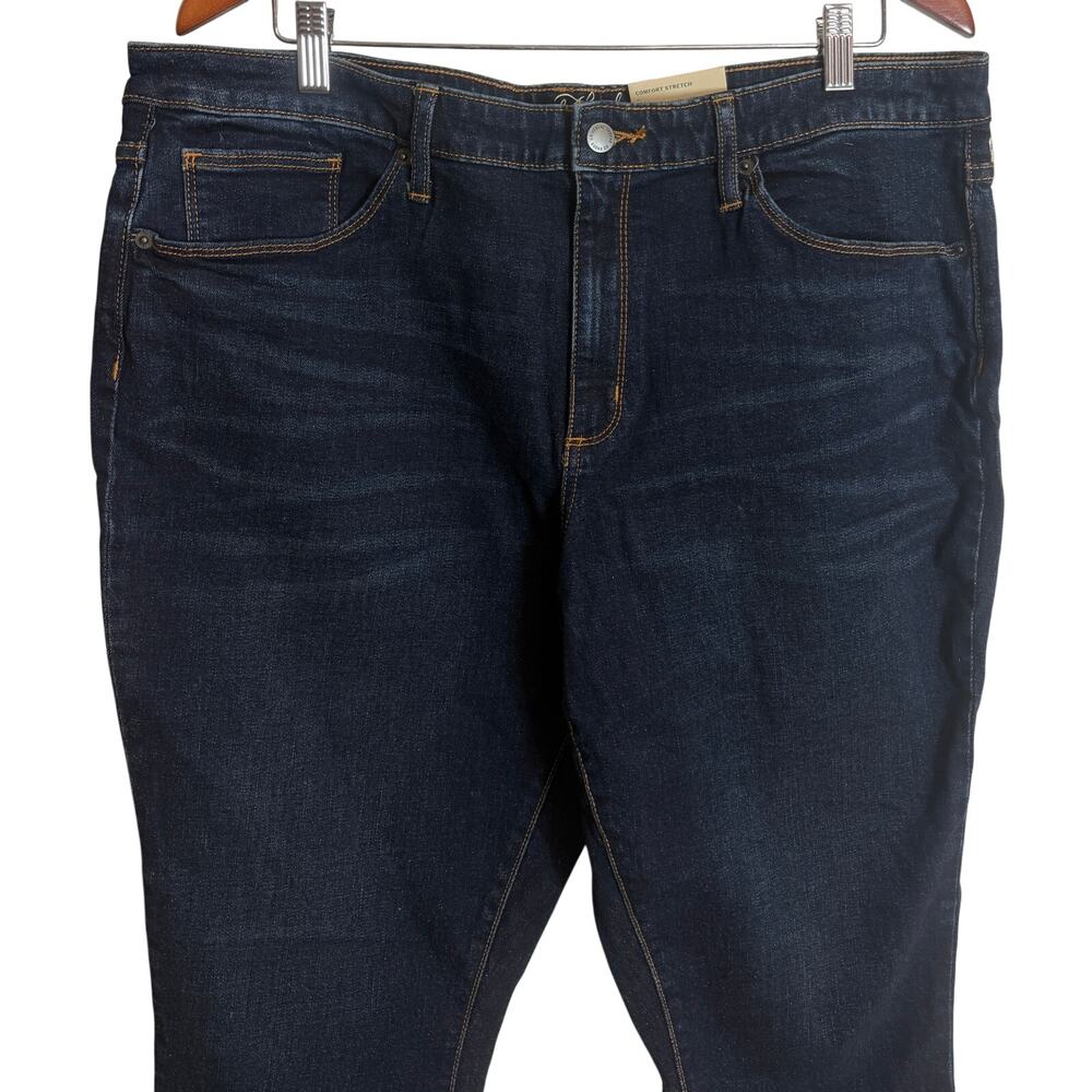 Universal Thread 18 High Rise Kick Boot Crop Jeans Dark Wash Stretch NWT New - Picture 2 of 9